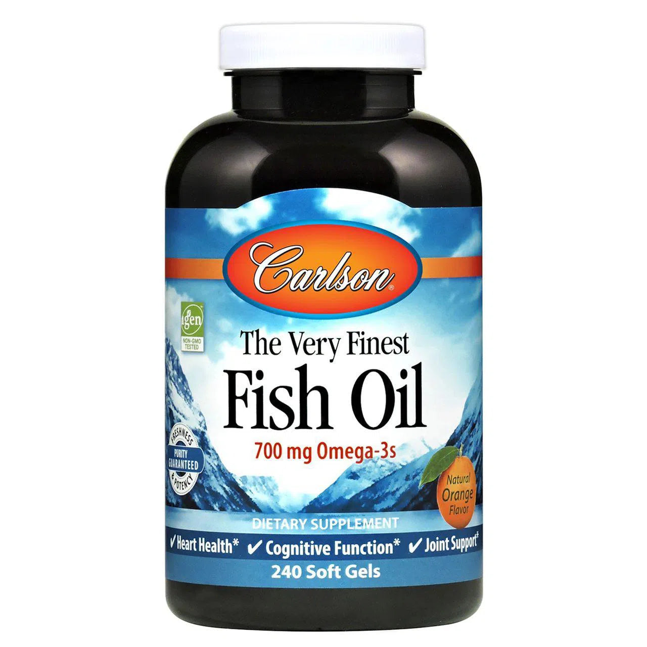 Carlson The Very Finest Fish Oil - Premium Omega-3 Supplement for Heart, Brain & Joint Health - Supports Immunity & Wellness - Great for Adults & Seniors - Use Daily for Optimal Health Benefits
