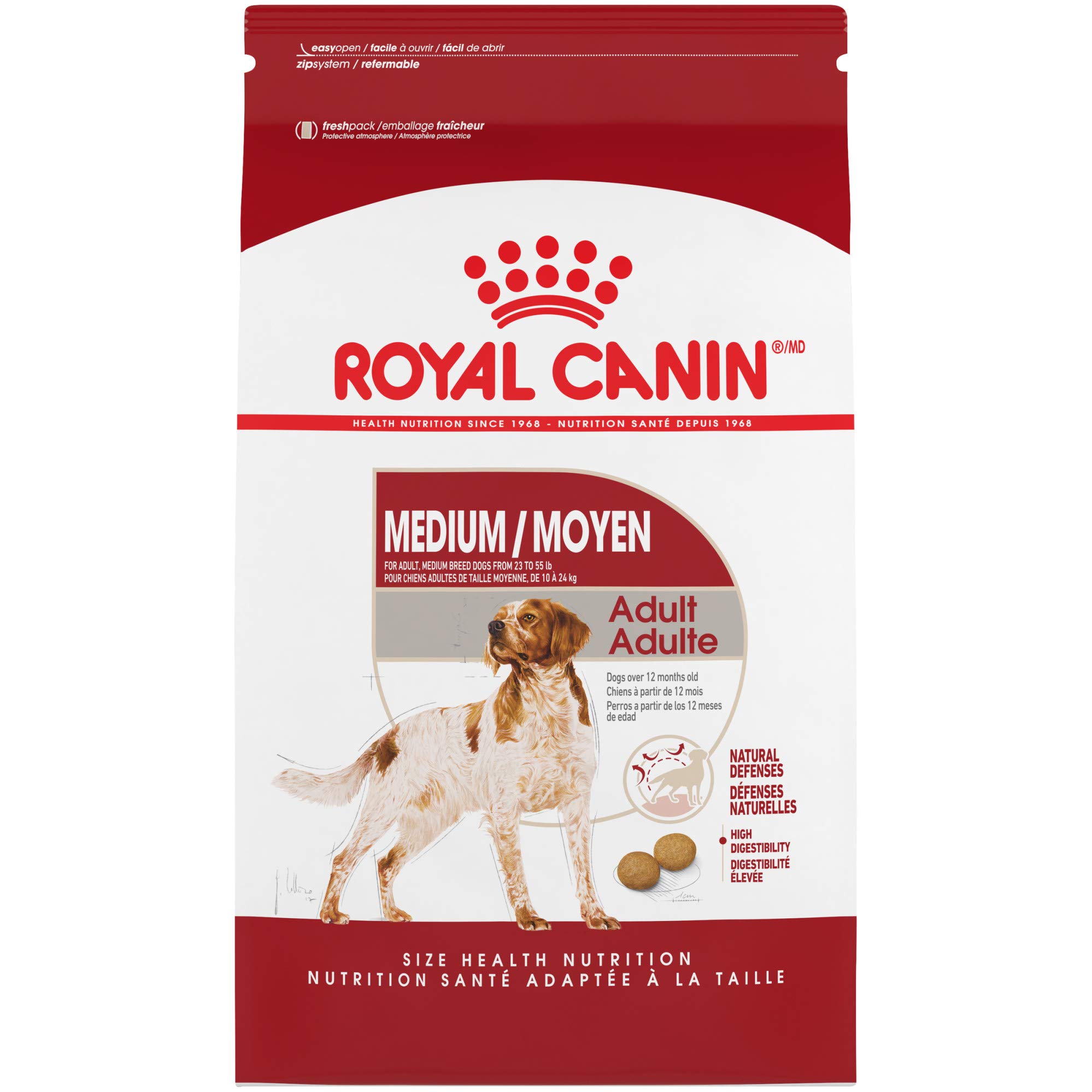 Royal Canin Medium Breed Adult Dry Dog Food - 6 lb Bag | Premium Nutrition for Medium-Sized Dogs | Perfect for Daily Feeding & Active Lifestyles