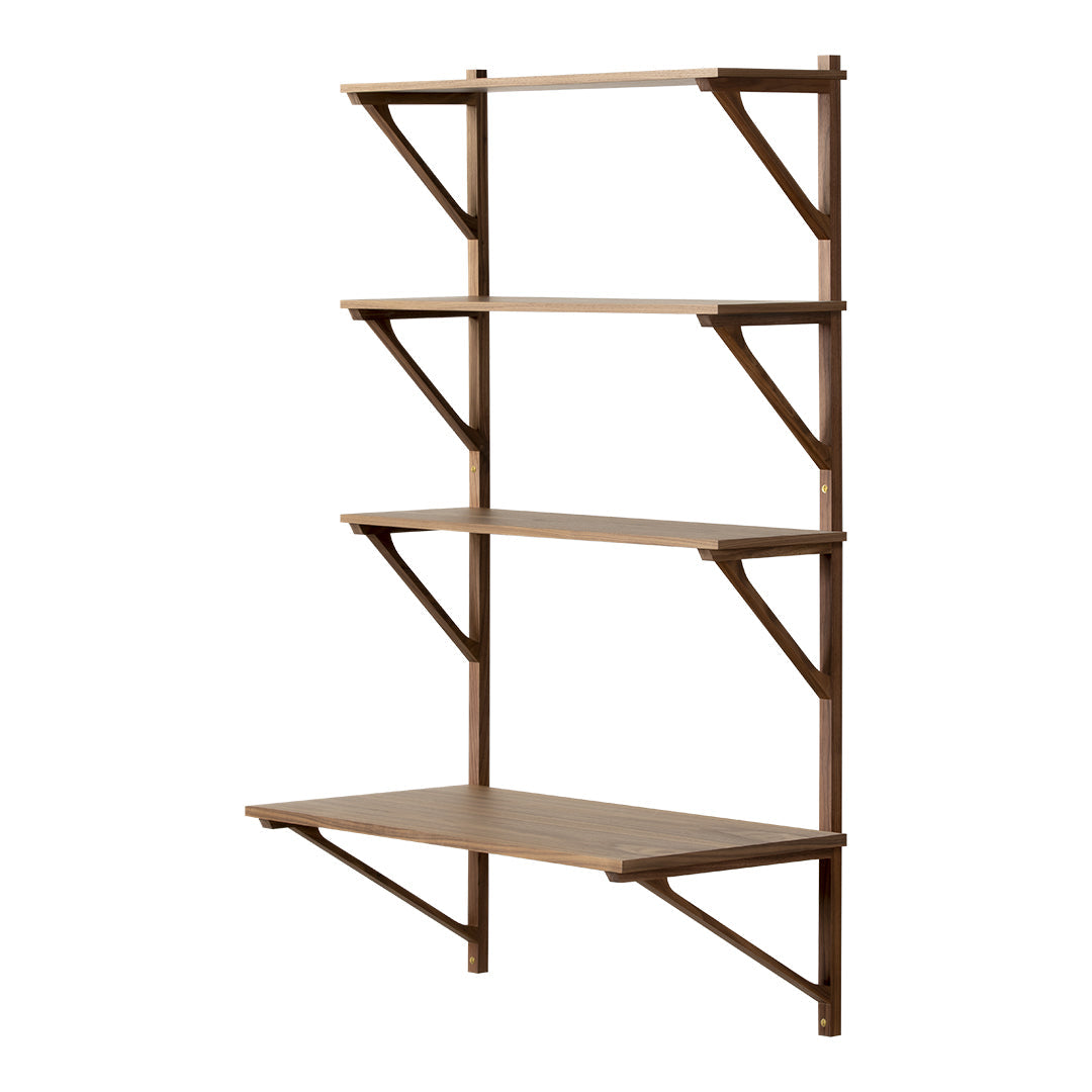 BM29 Wide Bookshelf with Built-in Desk - Perfect for Home Office, Study Room & Small Spaces | Durable & Stylish Storage Solution
