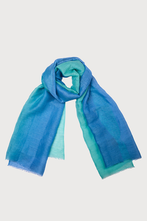 Stylish Linen Ombré Scarf - Lightweight Summer Fashion Accessory for Women - Perfect for Beach, Travel & Everyday Wear