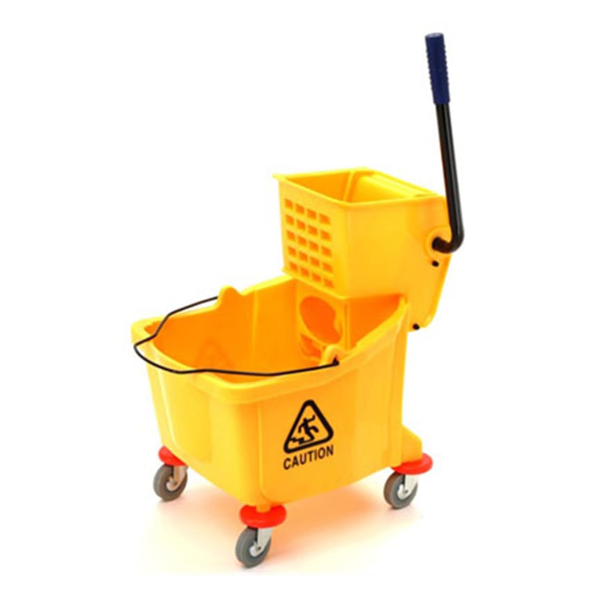 Hardware House LLC 357038 Heavy Duty Bucket with Wringer - Perfect for Car Washing, Floor Cleaning & Household Chores