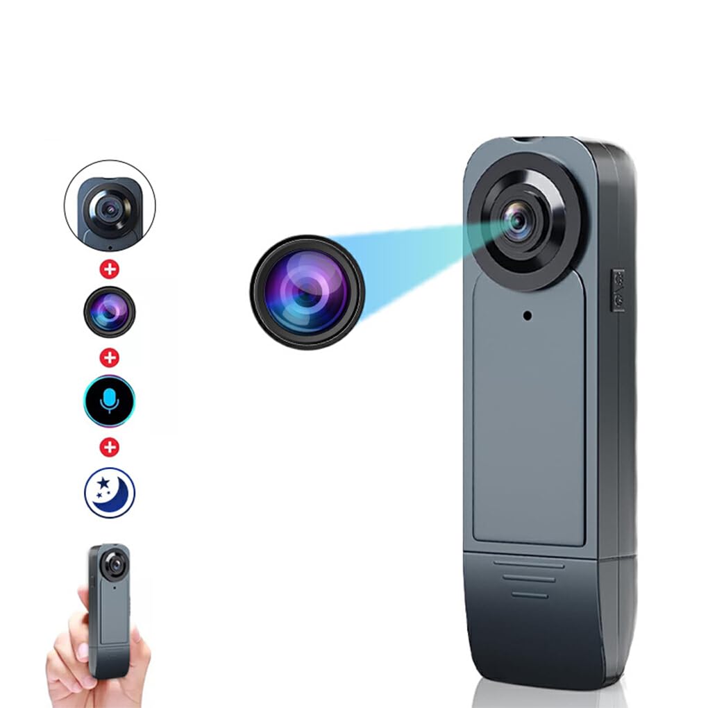 BOKIOESDE 4K Ultra HD Lightweight Action Camera - 6 Hours Battery Life, Compact 3.7x0.6x1.1 Inch Design, ABS Sports Camera for Vlogging, Travel & Outdoor Adventures