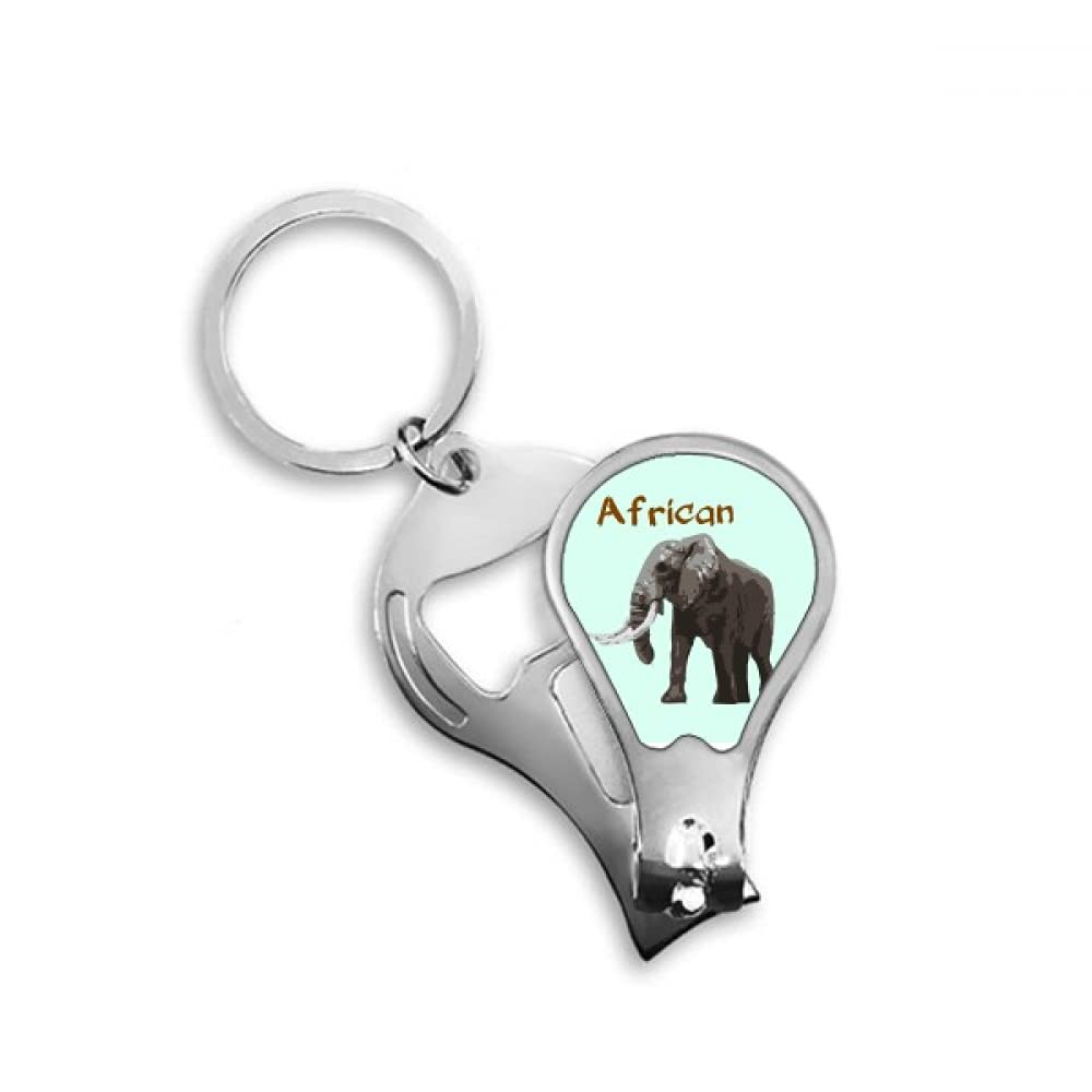 Premium Stainless Steel Elephant Nail Clipper - Compact Keychain Design for Travel, Home & Grooming - Perfect for Men, Women & Pets