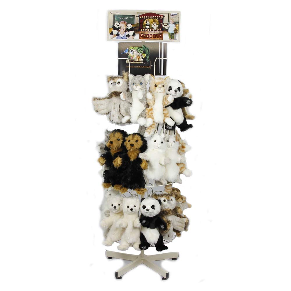 Hansa 7504 Studio Puppet Stand for Plush Toys - Premium Display Holder for Stuffed Animals, Dolls & Puppets - Perfect for Home Decor, Toy Stores & Photography Studios