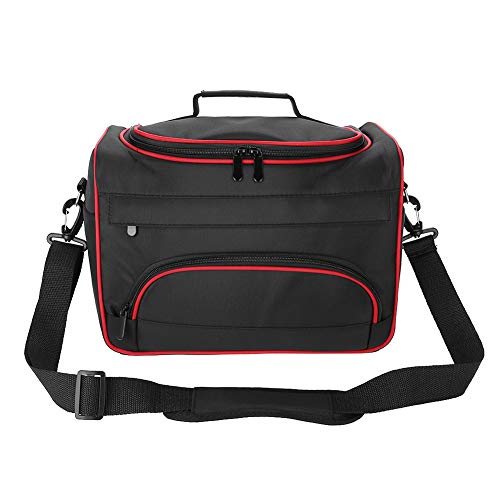 Multi-Pocket Travel Makeup Bag for Women - Waterproof Cosmetic Organizer with Zipper, Salon & Beauty Tools Storage Case (Black) - Perfect for Travel, Gym, Salon & Daily Use
