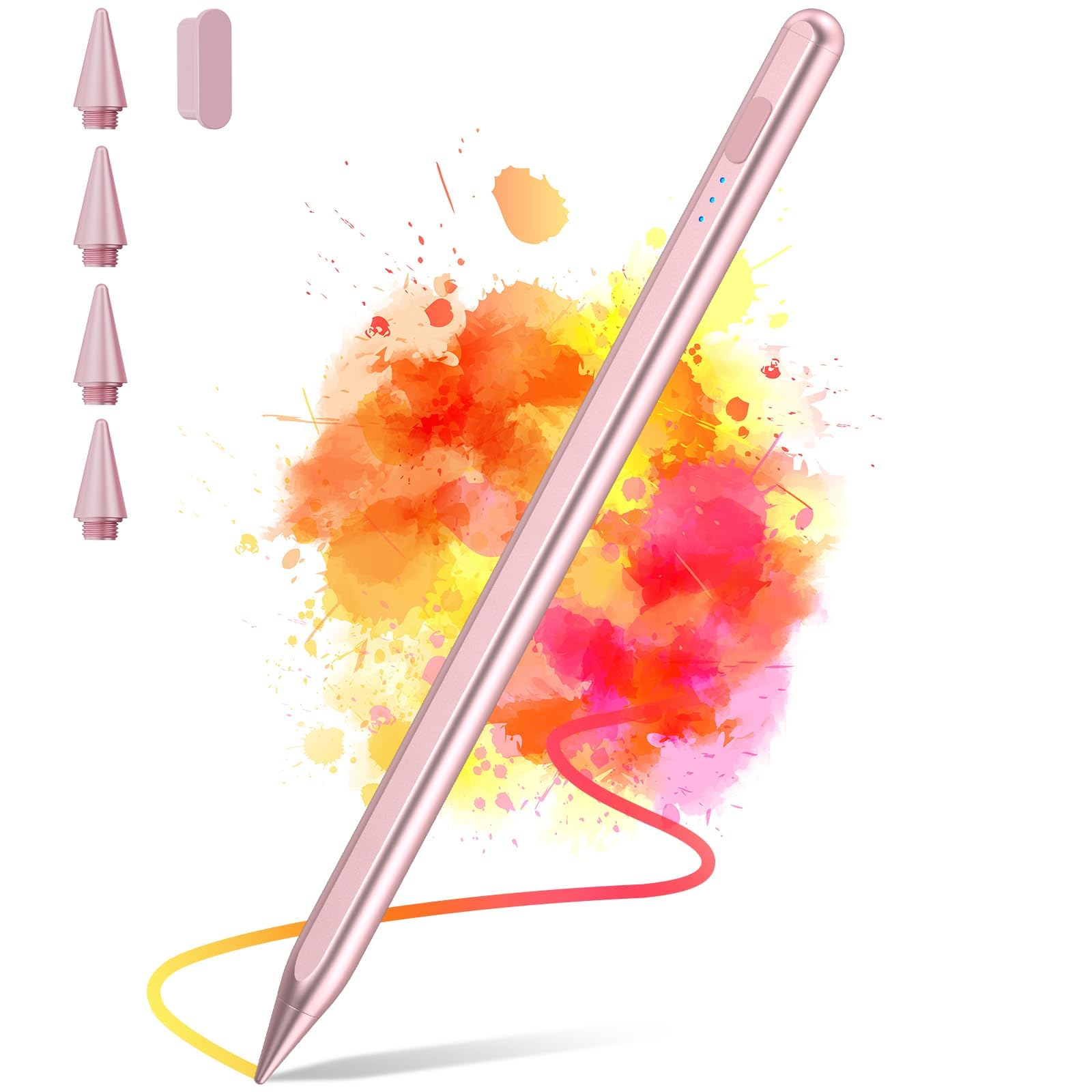 Premium Stylus Pen for iPad (2018-2024) - Fast Charging Apple Pencil 2nd Gen Alternative - Compatible with iPad Pro M4, 12.9