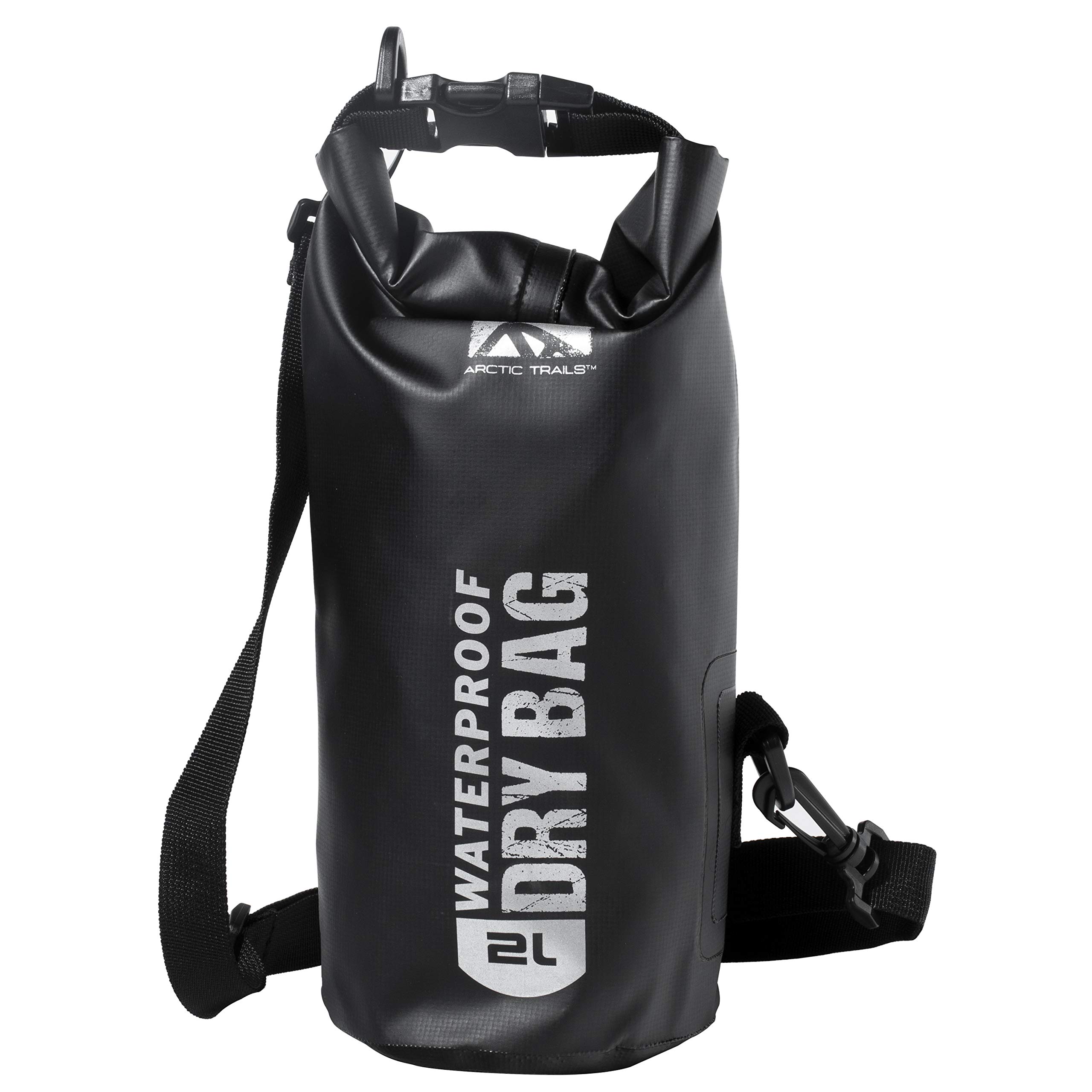Franklin Sports Arctic Trails Waterproof Dry Bag 2L/5L/10L/20L/30L - Heavy Duty Lightweight for Kayaking, Camping, Hiking, Boating, Beach & Fishing - Keeps Gear Dry in Ocean, Sea or Floating Adventures