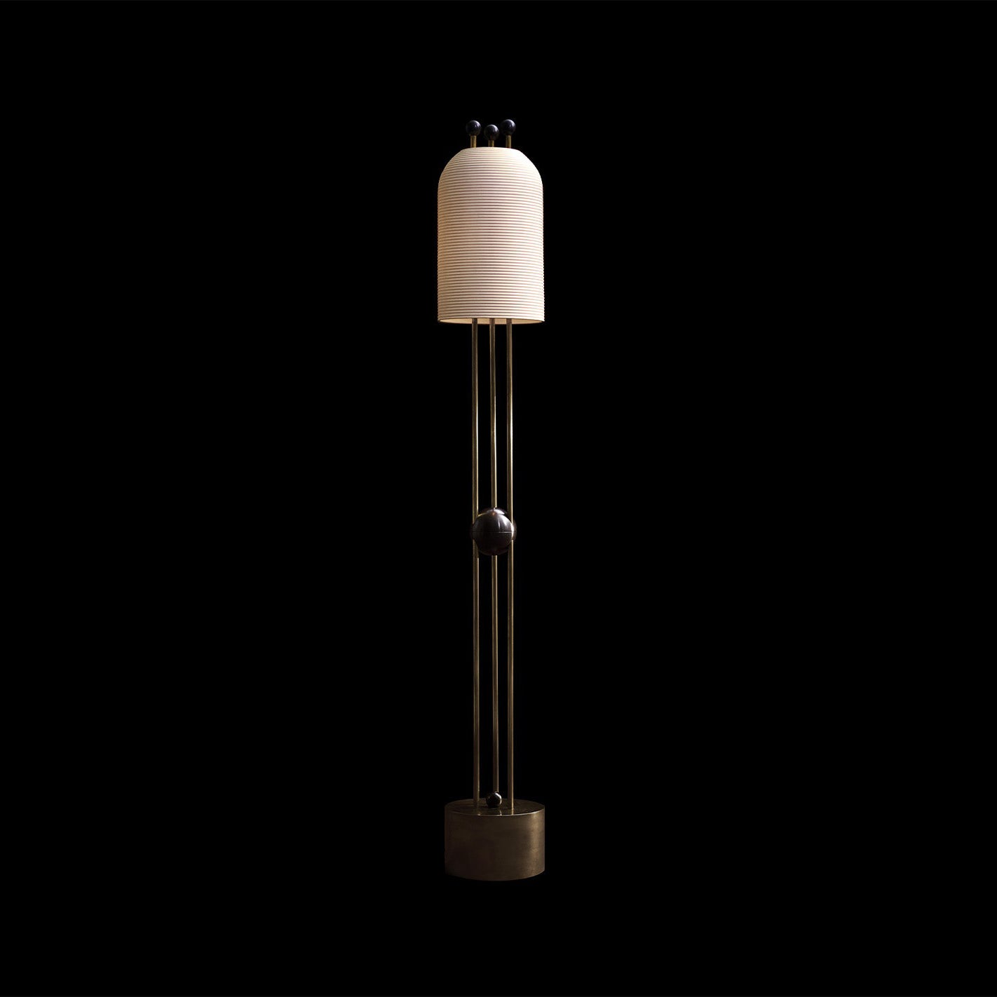 Bertha Modern Floor Lamp - Adjustable LED Standing Light for Living Room, Bedroom & Office - Warm White & Cool White Dimmable Reading Light with Remote Control - Perfect for Night Reading, Relaxing & Decor
