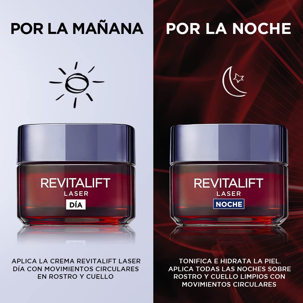 L'Oreal Paris Revitalift Anti-Aging Night Cream, 1.7 oz - Hydrating & Wrinkle Repair for Face & Neck - Perfect for Dry Skin & Overnight Skin Rejuvenation