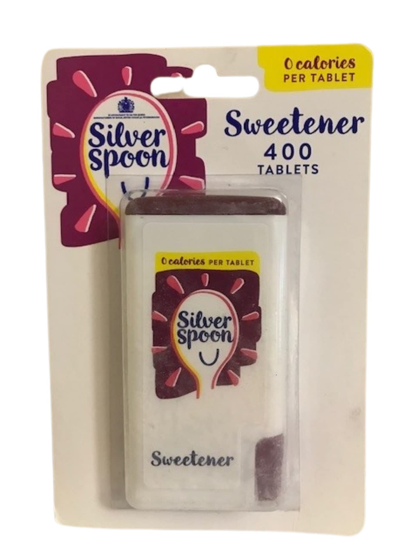 Silver Spoon Sweetness & Light Sweetener Tablets (400 Count, Pack of 2) - Zero Calorie Sugar Substitute for Coffee, Tea & Baking - Keto & Diabetic Friendly Sweetener