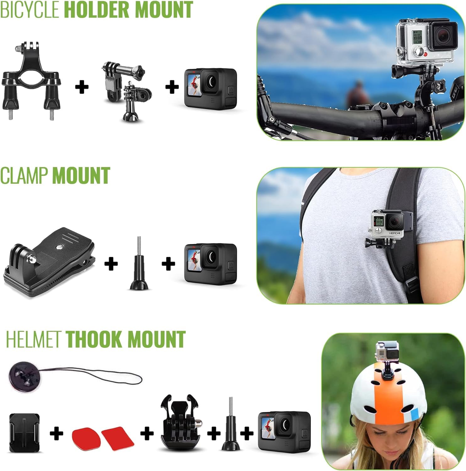 GoPro HERO11 Black 5.3K Waterproof Action Camera with Touch Screen & HyperSmooth 5.0 Stabilization - Includes Mounts, Batteries & Accessories for Surfing, Skiing, Vlogging & Adventure Sports