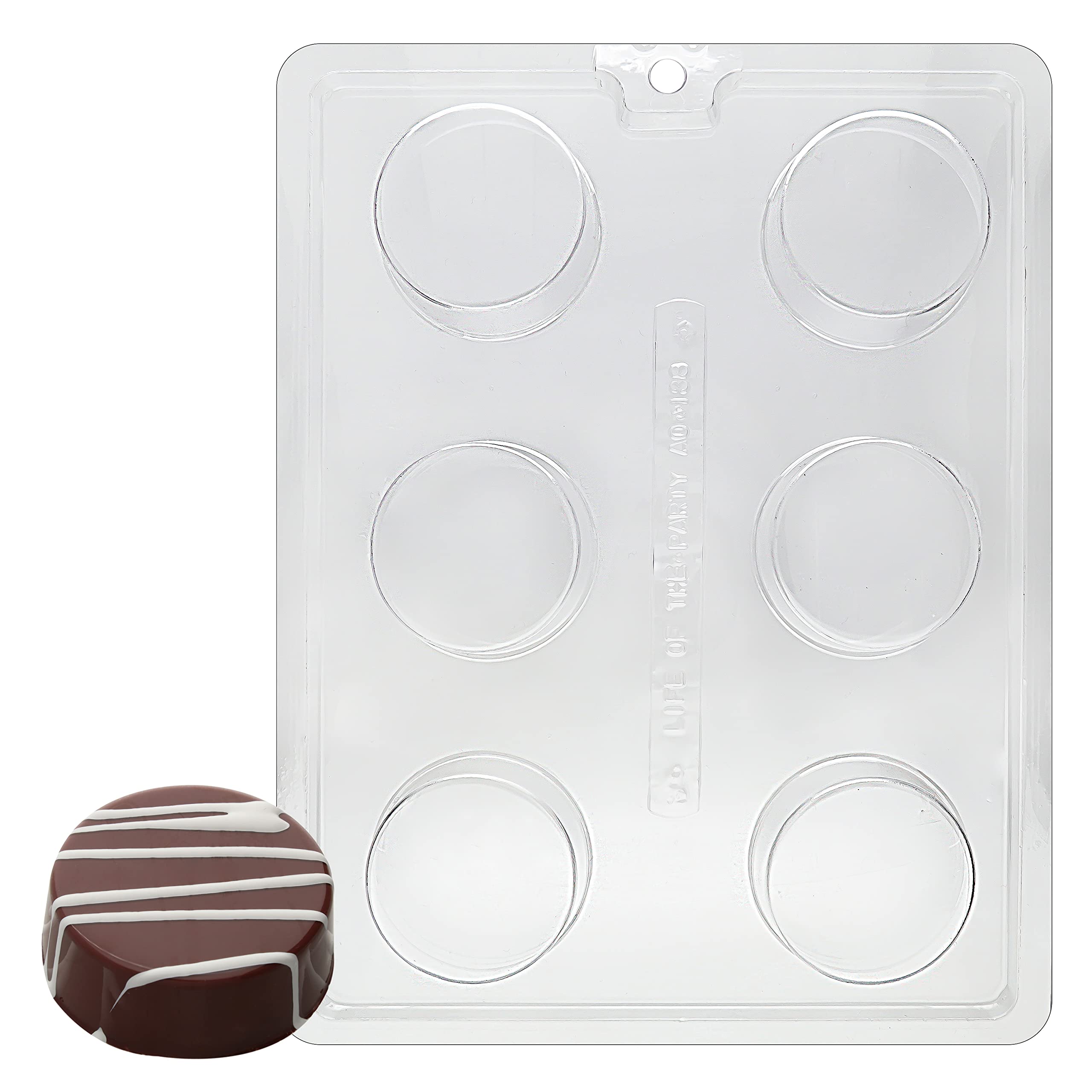 Premium Plain Cookie & Chocolate Mold Set with Instructions - Perfect for Baking, DIY Soap Making, and Party Favors