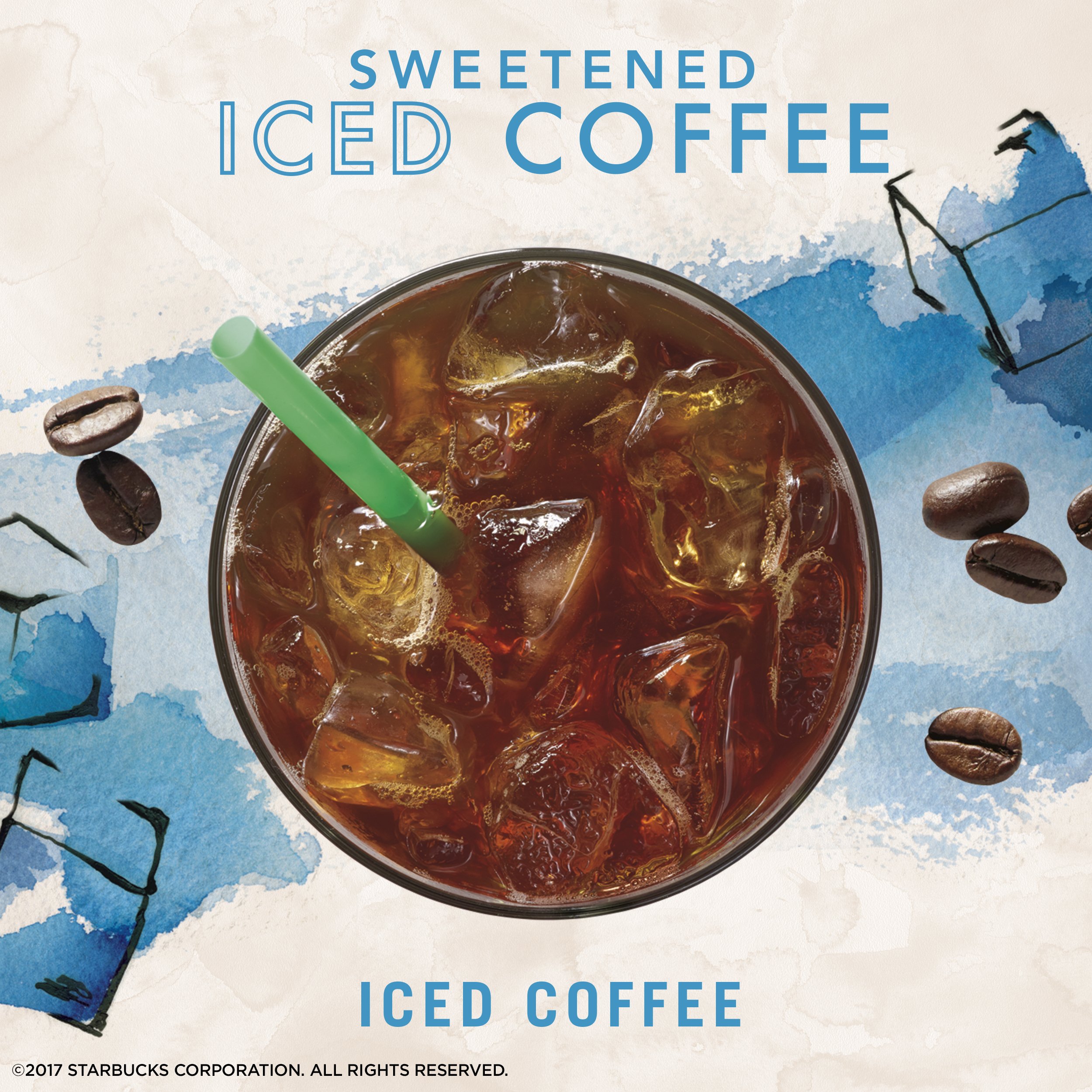 Starbucks VIA Instant Coffee Medium Roast Packets - Sweetened Iced Coffee - 6 Boxes (36 Packets) for Home, Office & Travel - Perfect for Camping & Quick Breakfast