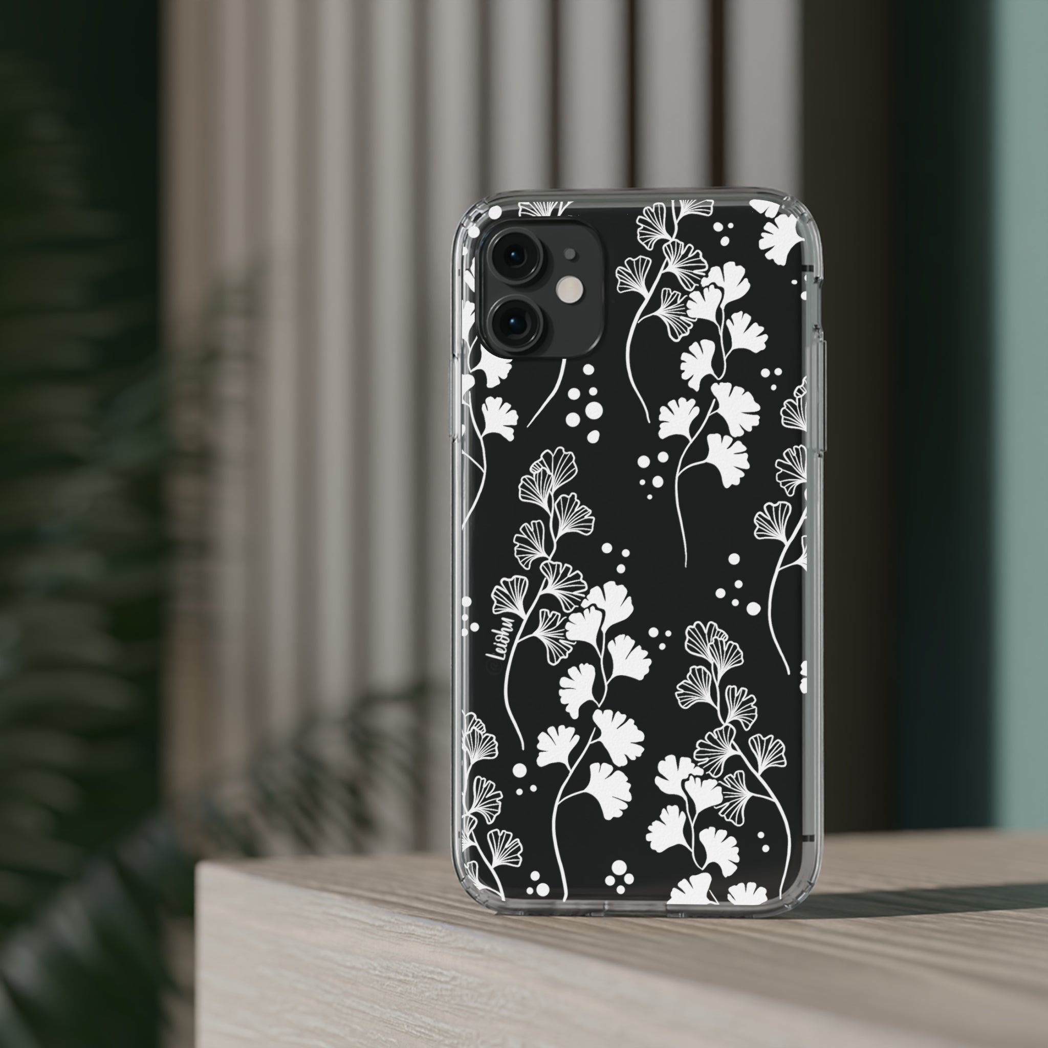 Groovy 'Iwa'iwa Clear Phone Case - Slim Protective Cover for iPhone & Samsung | Trendy Aesthetic Design for Everyday Use & Travel