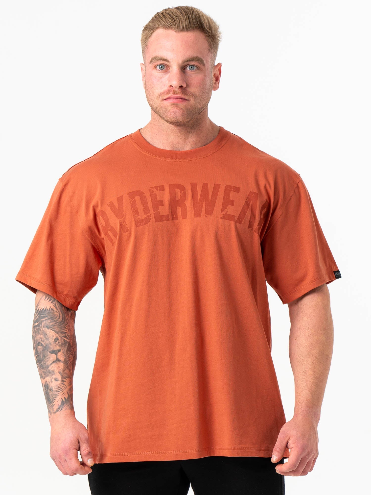 Force Oversized T-Shirt in Terracotta - Comfortable & Stylish Loose Fit Tee for Casual Wear, Street Fashion, and Everyday Outfits