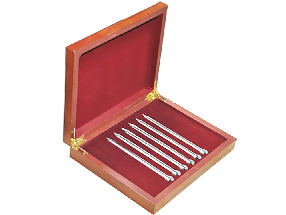 MXBAOHENG Mohs Hardness Test Kit - 6 Piece Mineral Hardness Tester for Jewelry, Jade, Glass, Ceramic Tile & Concrete | Scratch Resistance Testing Pen for Gemologists & DIY Projects
