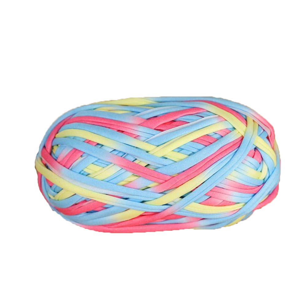 Premium 500g/2.2lb Thick Jersey T-Shirt Yarn for Crocheting, Knitting & DIY Crafts - Soft Recycled Fabric Yarn for Home Decor, Baskets & Rugs (Color #5)