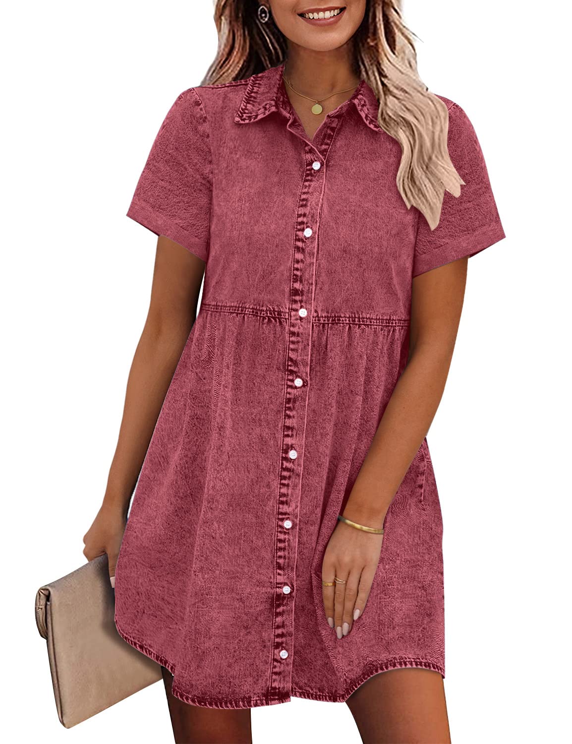 A Summer to Remember: The Denim Babydoll Dress That Stole the Show