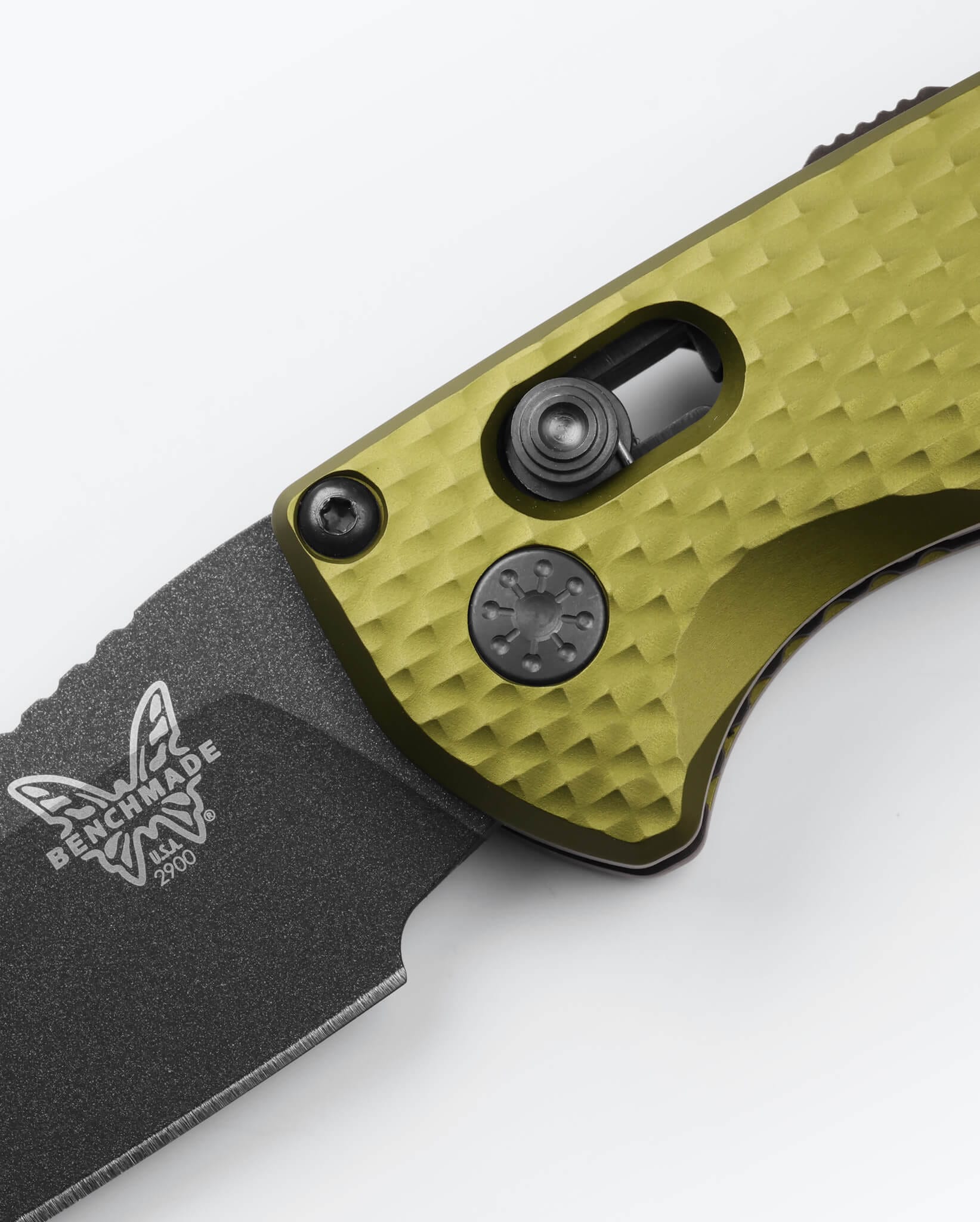 Auto Immunity™ Wharncliffe Pocket Knife - Woodland Green Aluminum Handle - EDC, Camping, Hiking & Outdoor Survival Tool