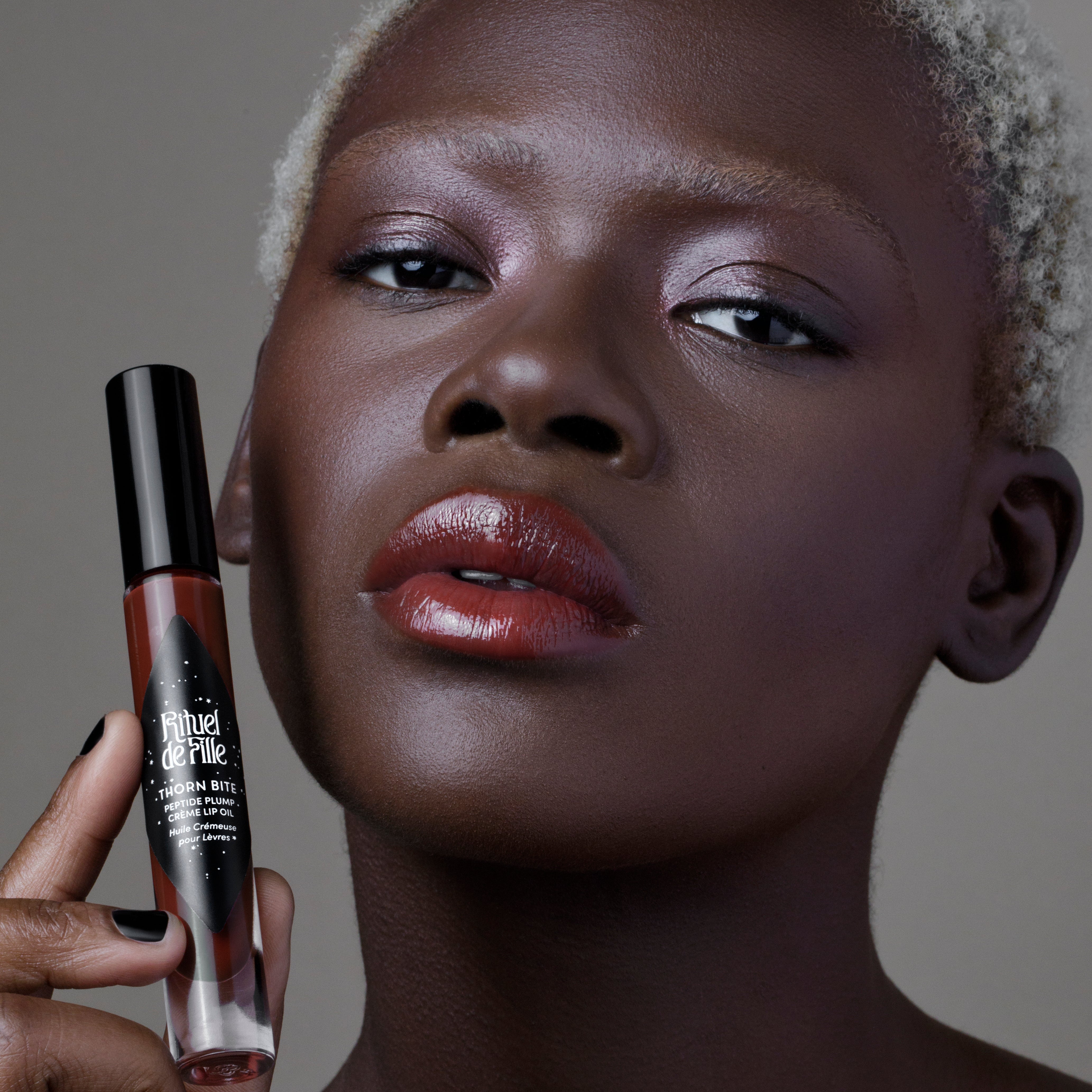 Thorn Bite Peptide Plumping Lip Oil - Hydrating & Volumizing Lip Treatment for Dry Lips | Perfect for Daily Moisture & Nighttime Lip Care