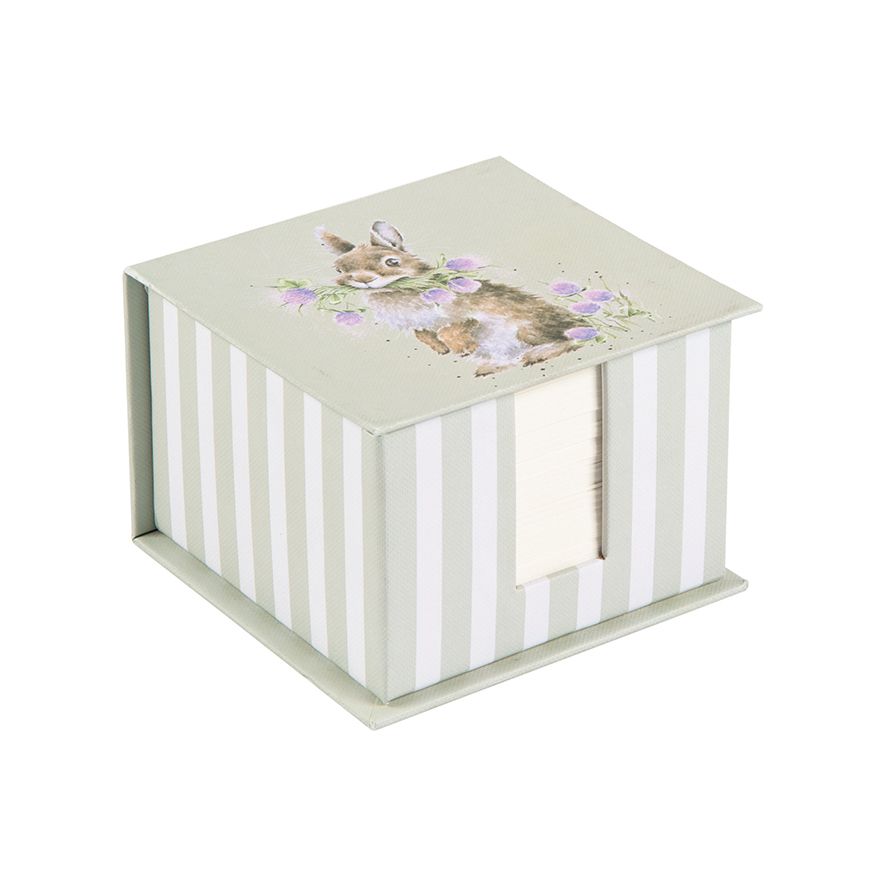 Wrendale Designs Head Clover Heels (Rabbit) Memo Block - Cute Animal-Themed Sticky Notes for Office, School & Home Organization - Perfect Desk Accessory for Memos, Reminders & Creative Note-Taking
