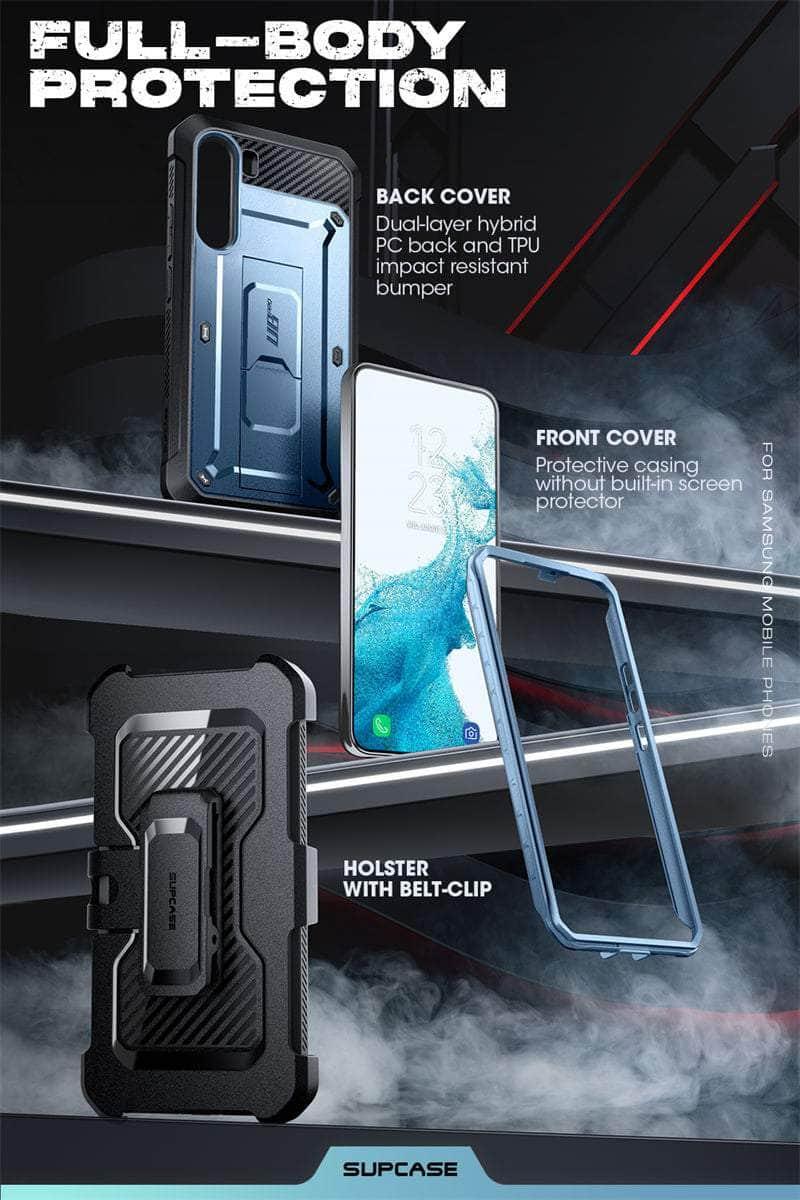 Samsung Galaxy S23 SUPCASE UB Pro Full Body Holster Case with Belt Clip - Rugged Protective Cover for Work, Outdoor & Active Lifestyle