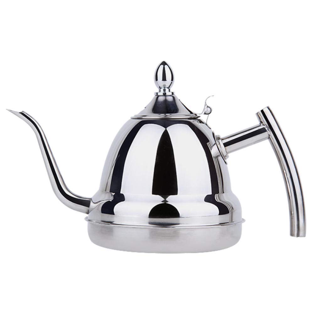 JHSHENGSHI Stainless Steel Teapot Kettle - Induction & Gas Stove Compatible - Fast Boiling Water for Tea, Coffee & Cooking - Perfect for Home, Office & Outdoor Use