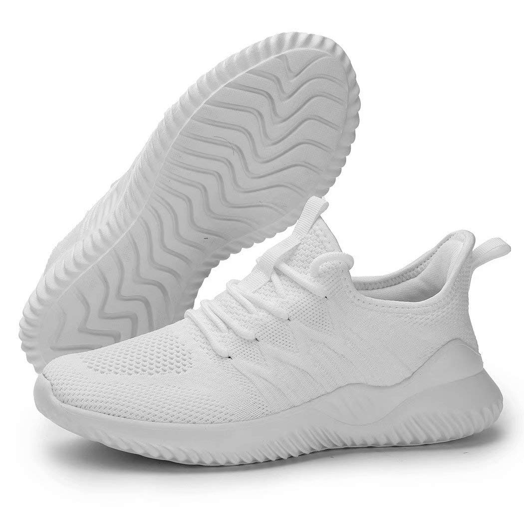 KEEZMZ Women's Lightweight Slip-On Walking & Running Shoes - Breathable Casual Tennis Sneakers for Ladies - Perfect for Gym, Workout, Jogging & Daily Wear