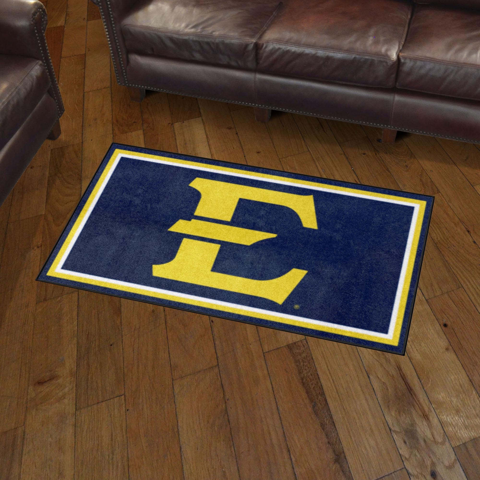 FANMATS NCAA East Tennessee Buccaneers 3x5 Feet Plush Area Rug - Premium Sports Fan Rug for Home Decor, Game Room & Tailgating Parties | Soft College Team Carpet for Dorm, Living Room & Man Cave