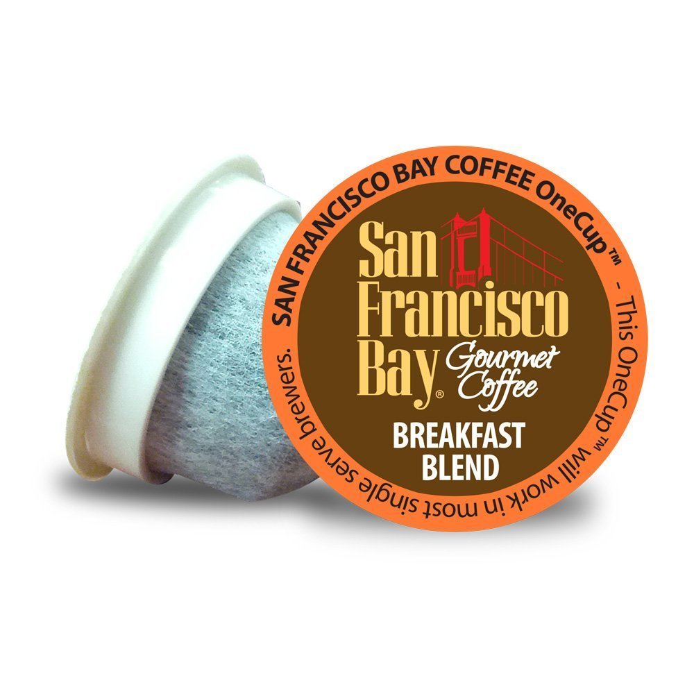 San Francisco Bay Breakfast Blend K-Cups - 24 Count for Keurig Brewers | Premium Coffee Pods for Home & Office Use