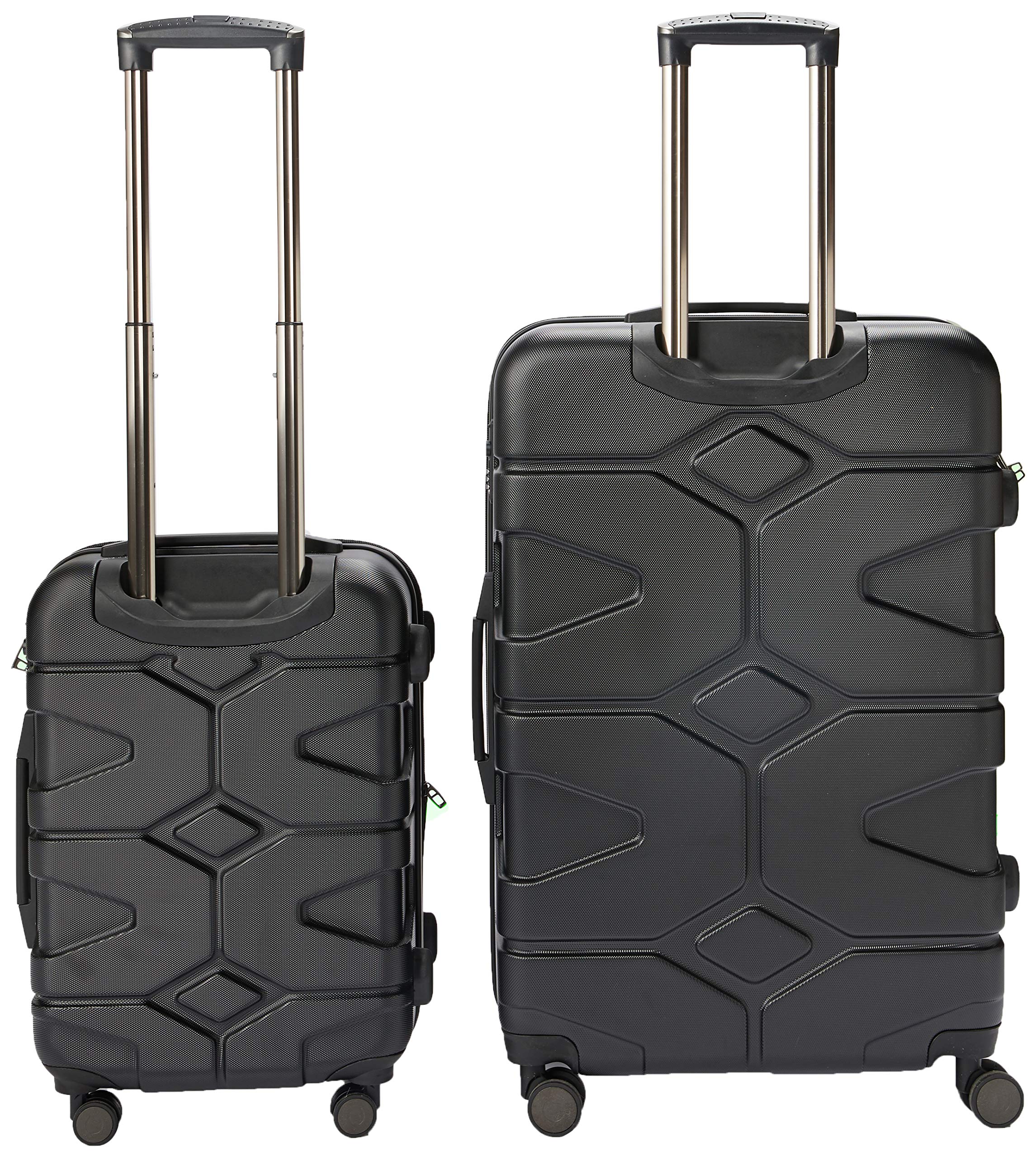 Premium 2-Piece Black Luggage Set by Hauptstadtkoffer - Perfect for Business Travel & Vacations