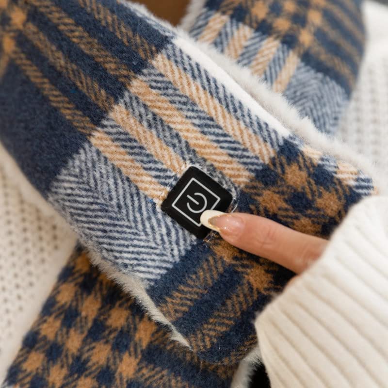 Oelaio Prime Smart USB Heating Scarf - Adjustable Neck & Shoulder Warmer for Men & Women - Perfect for Winter Outdoor Activities, Commuting & Travel