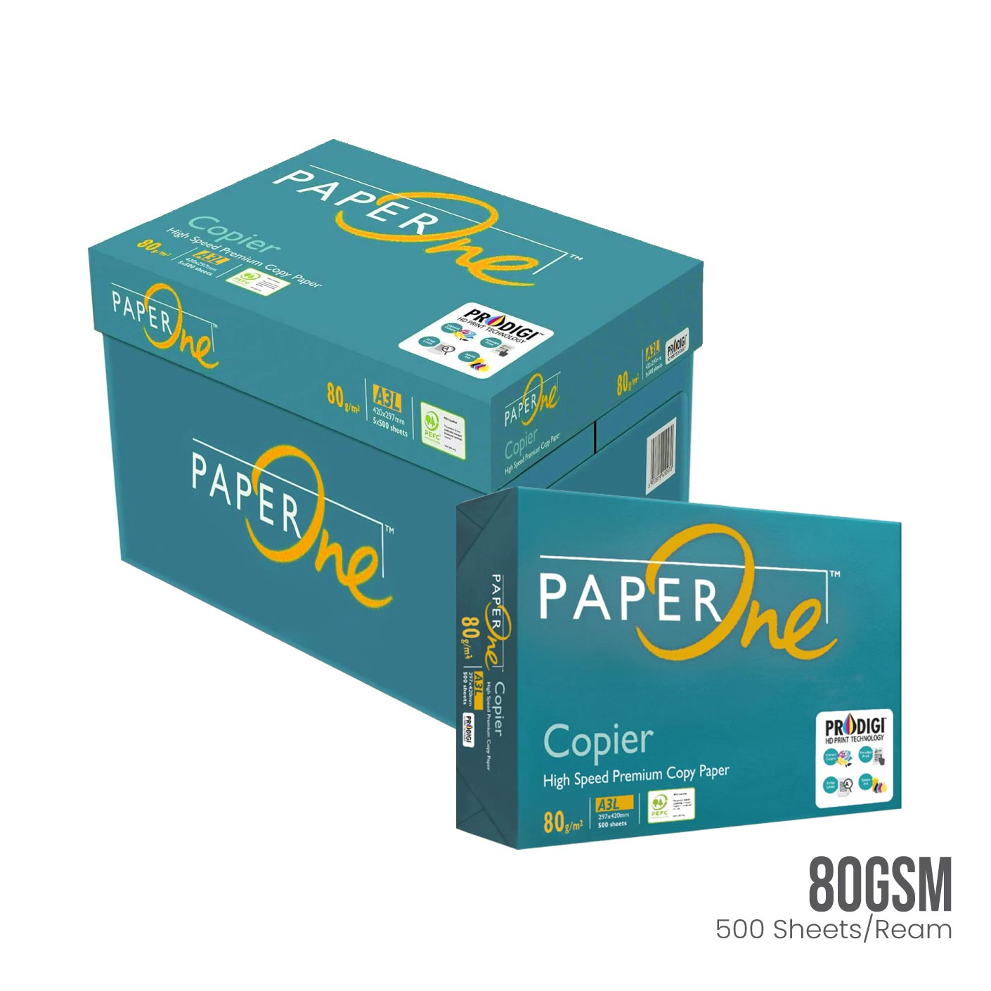 A3 Copier Paper - 80gsm Green Recycled Paper for Printing, Copying & Office Use (PAP080A3JGR)(JPP8013G) - Ideal for Eco-Friendly Offices, Schools & Home Printing