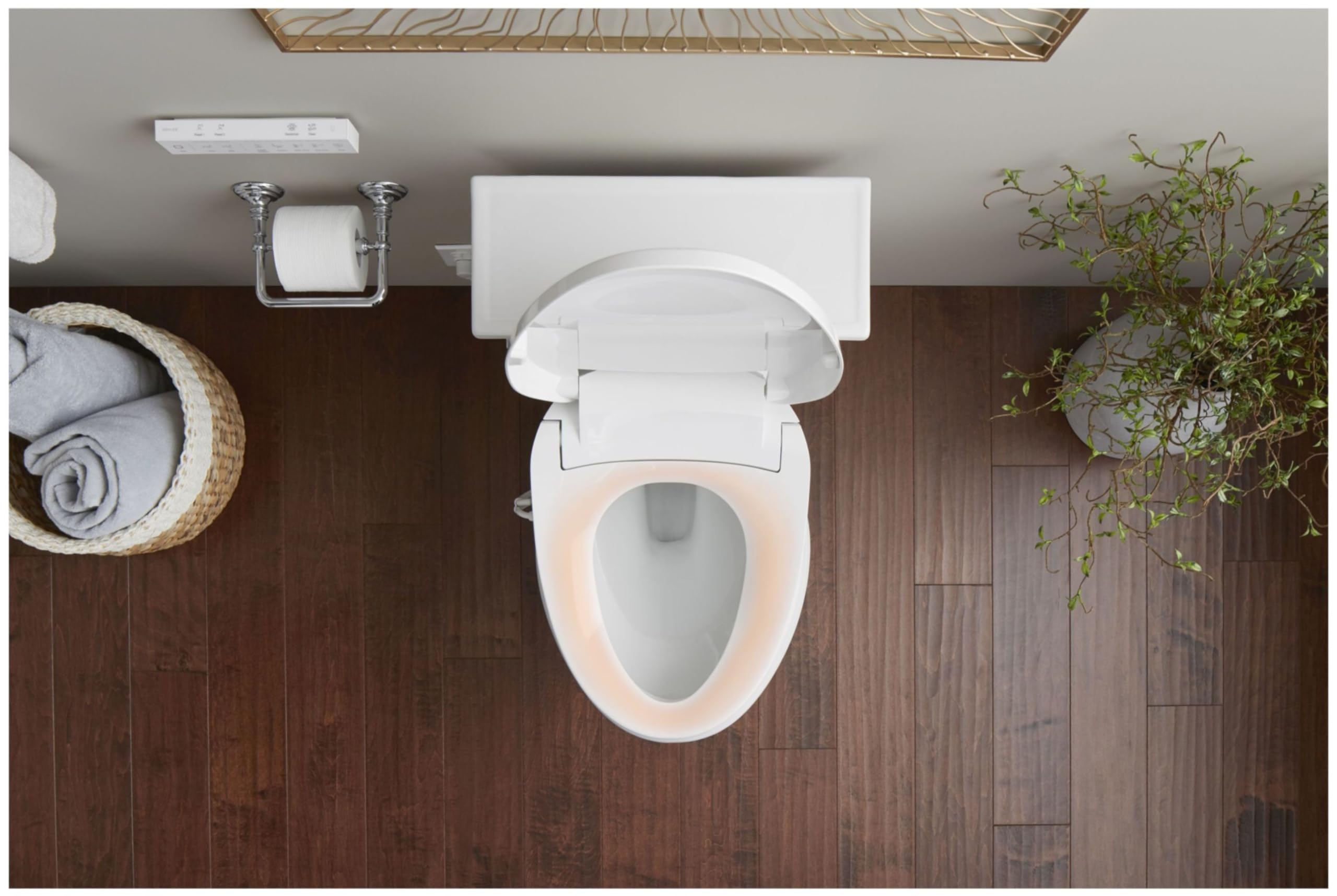 Sturdy 360° Swivel Toilet Paper Holder - Rustproof Bathroom Tissue Roll Stand for Modern Homes (Ideal for Small Spaces, Apartments & RVs)