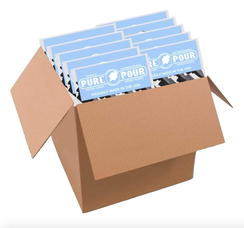 100 Pack Universal Liquor Pourers with Rubber Dust Caps - Premium Pour Spouts for Alcohol Bottles, Olive Oil, Syrup & Balsamic Vinegar - Perfect for Bars, Restaurants & Home Cocktail Making