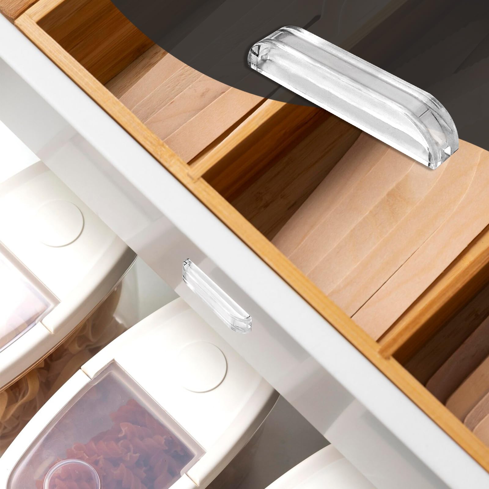 10Pcs Clear Acrylic Fish Tank Glass Canopy Handles - 2 Inch Mini Transparent Hardware for Jewelry Box, Wood Case & Display Cabinets - Perfect for DIY Projects & Home Organization