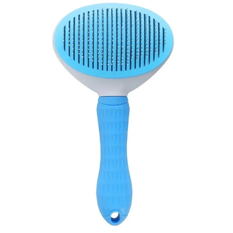 Premium Pet Grooming Brush for Dogs & Cats - Gentle Deshedding & Massaging Tool for Long & Short Hair - Perfect for Home Grooming & Bonding Time