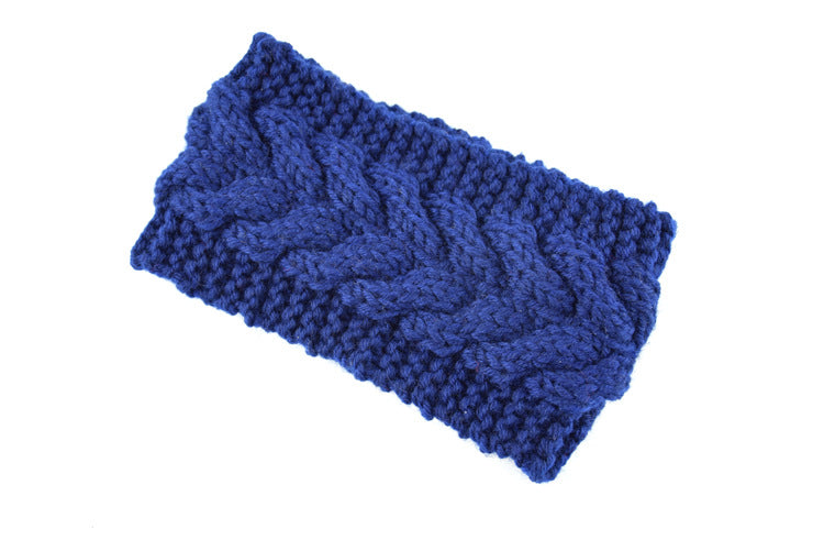 Warm Acrylic Thick Wool Knitted Headband for Women - Winter Fashion Hair Accessories - Perfect for Outdoor Activities & Cold Weather