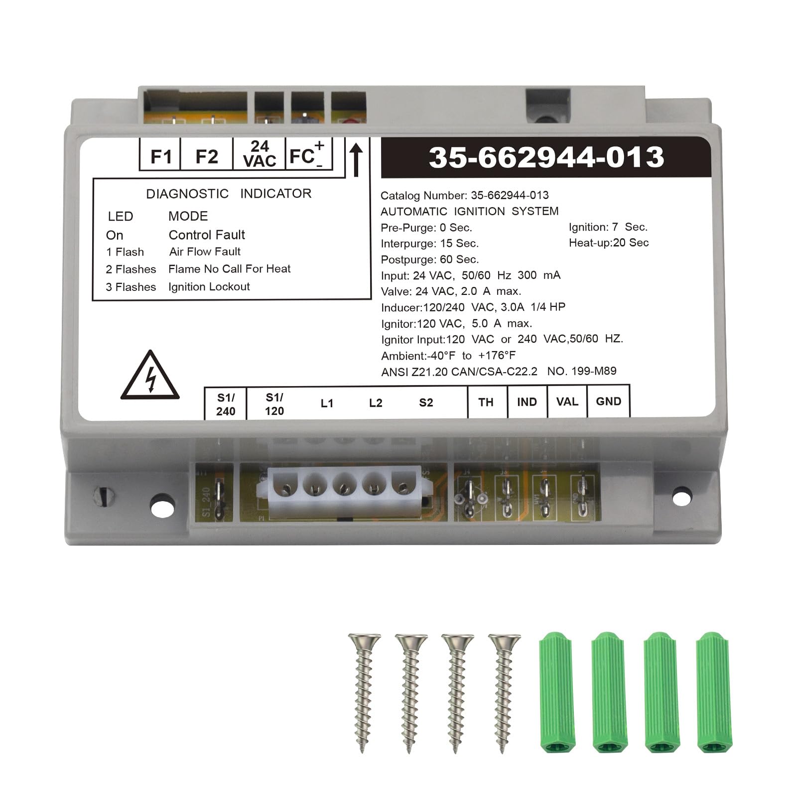 Pentair Sta-Rite Igniter Module 42001-0052S for Pool & Spa Heaters - Max-E-Therm/Mastertemp Replacement