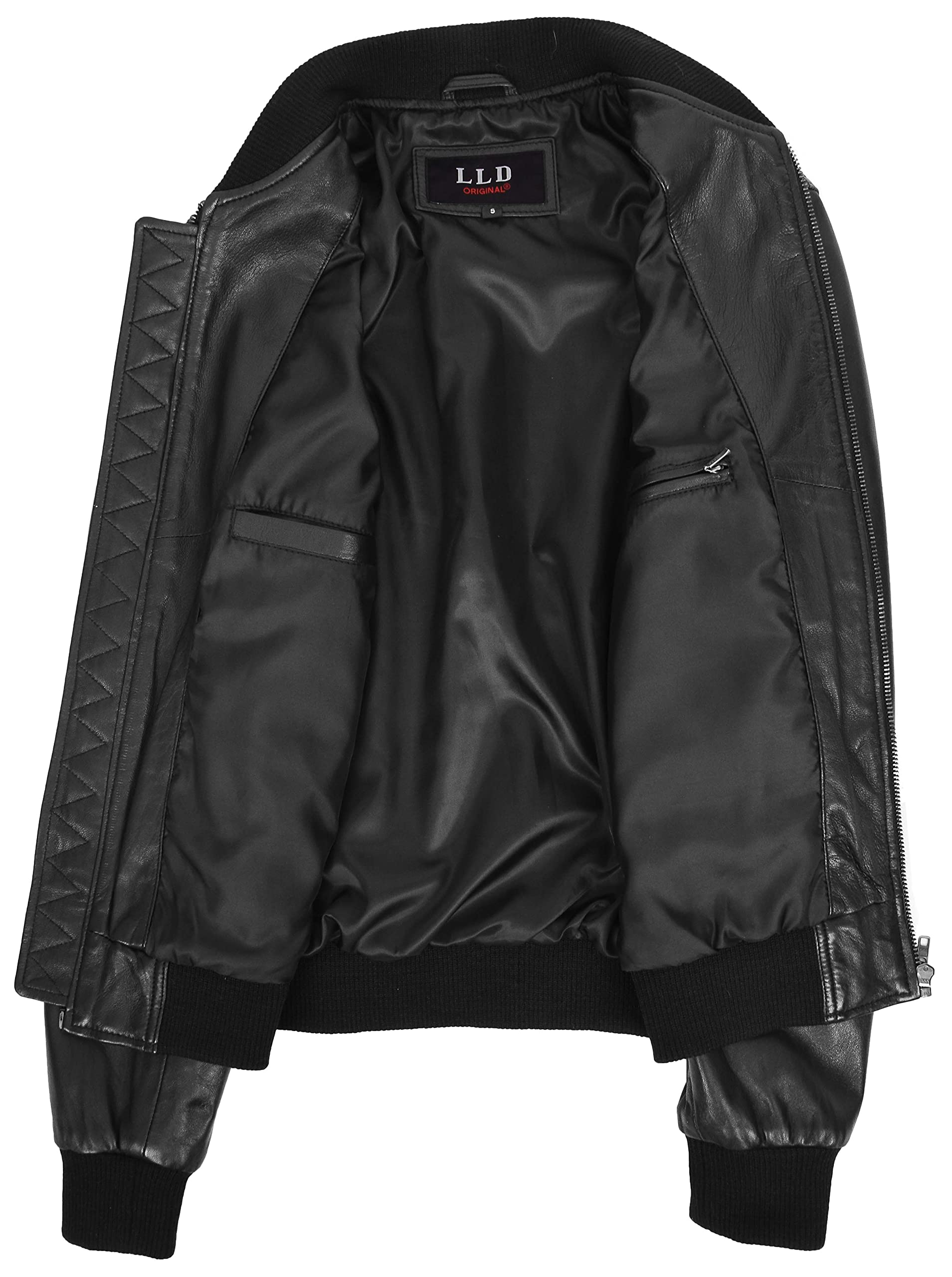 Men's Genuine Leather Bomber Jacket MA-1 Varsity Style Ryan - Classic Aviator Flight Jacket for Casual Wear & Night Out