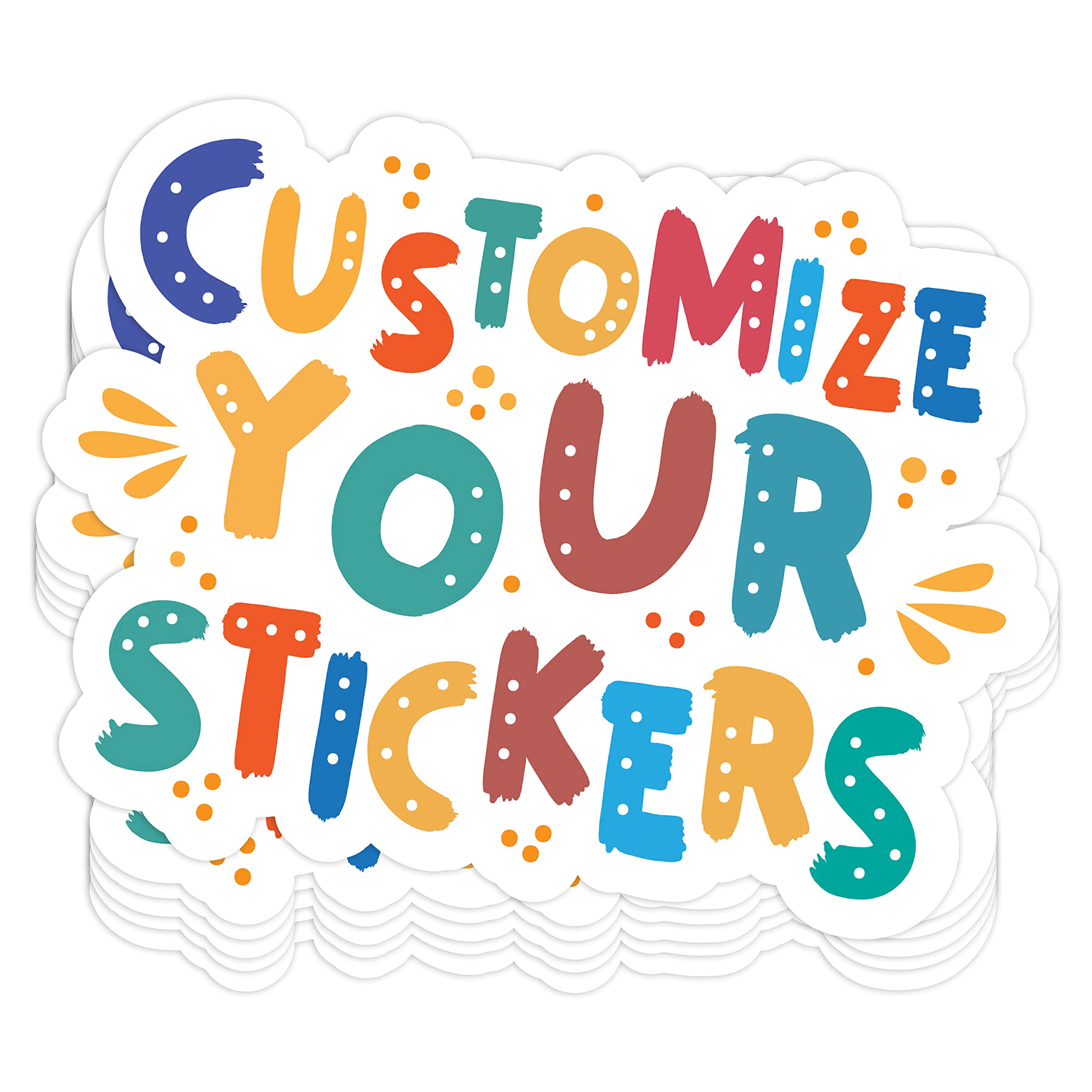 Custom Business Logo Stickers - Waterproof, Scratch-Resistant Laminated Labels - 4