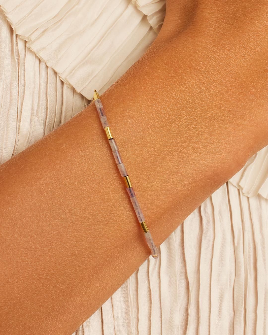Power Gemstone Tatum Bracelet for Women - Natural Healing Crystal Energy Bracelet for Protection, Luck & Positive Energy - Perfect for Yoga, Meditation & Daily Wear