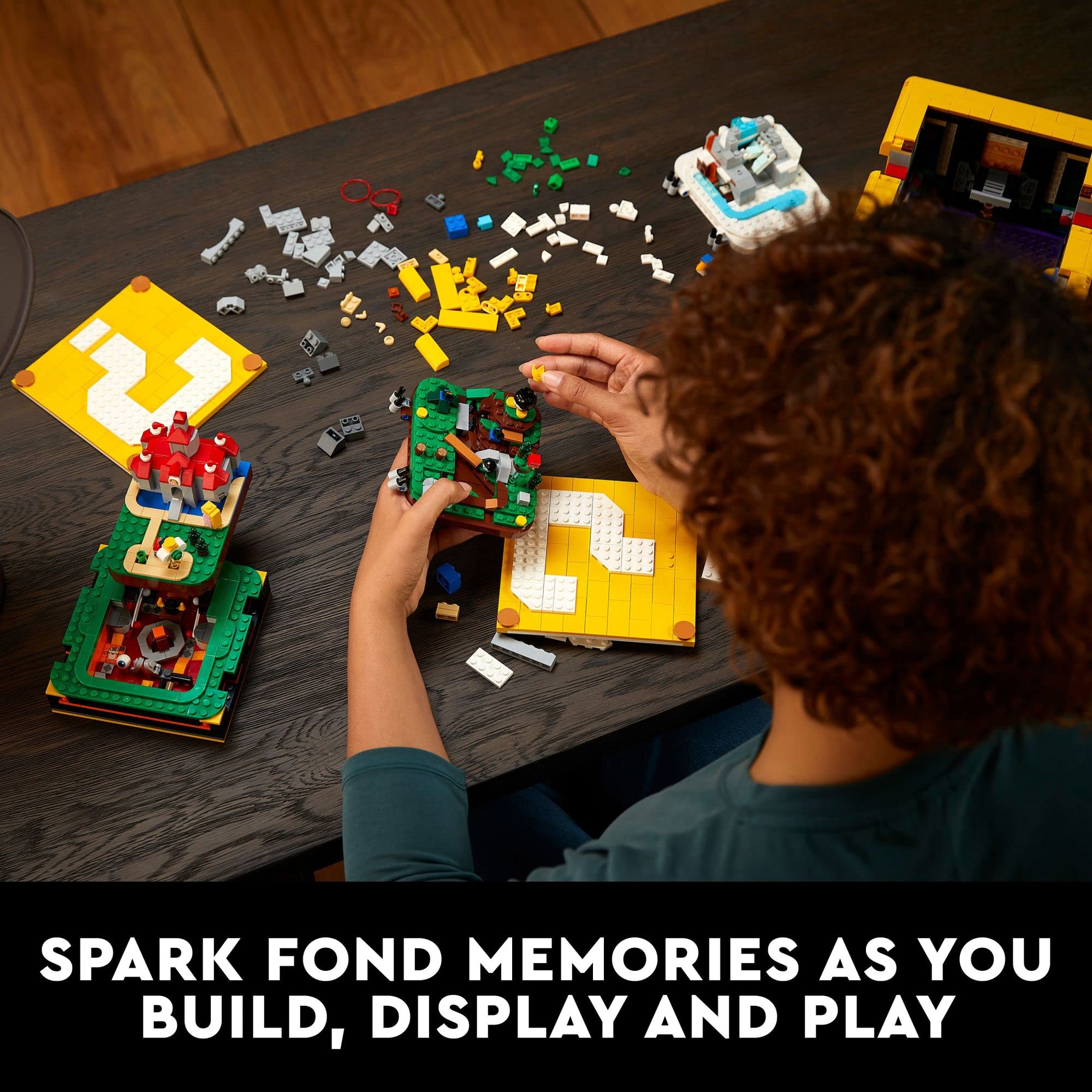 LEGO Super Mario 64 Question Mark Block 71395 Building Kit - 2064 Piece Collectible Set with Interactive Mario Figure | Display Model & Expansion for 71360 Starter Course | Perfect Gift for Gamers, Collectors & DIY Enthusiasts | Great for Home Decor, Gaming Room Display & Creative Play