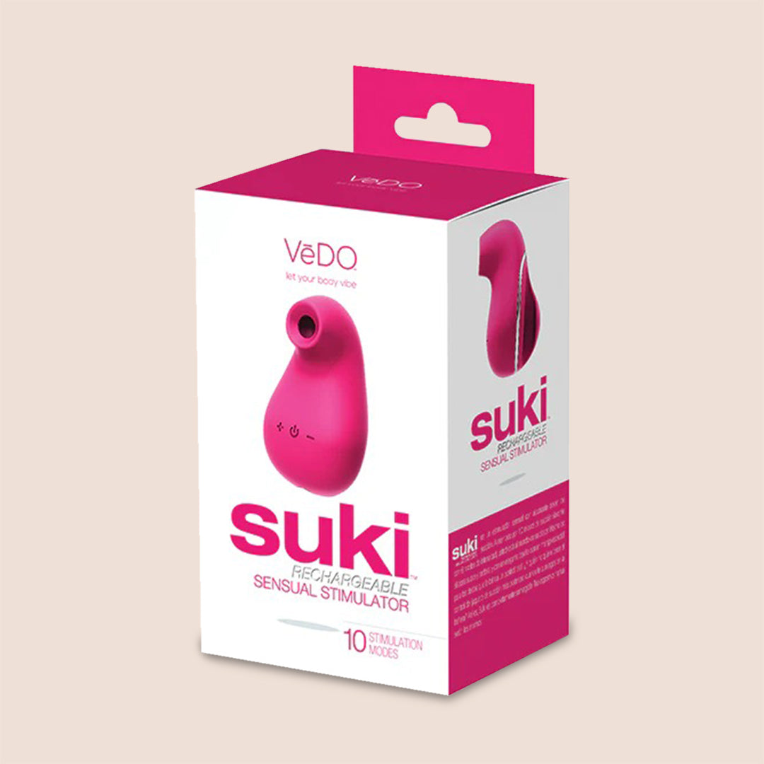 VeDO Suki Rechargeable Sonic Vibrator for Women - Powerful & Quiet Personal Massager - Perfect for Sensual Relaxation & Intimate Pleasure