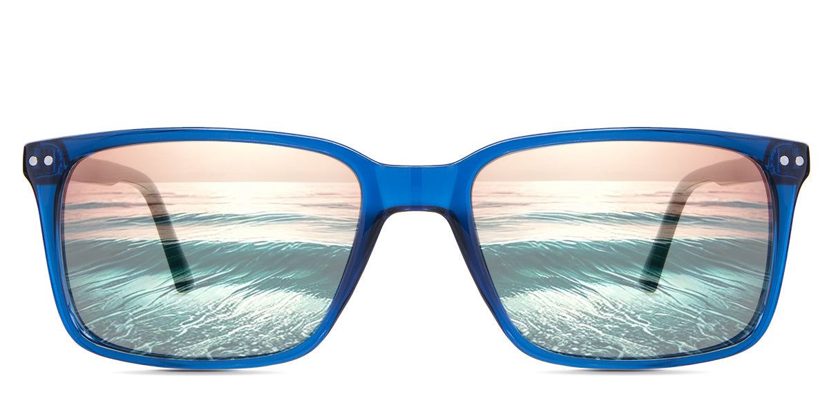 Dante Men's Prescription Tinted Glasses - UV Protection & Blue Light Blocking for Outdoor & Digital Screen Use
