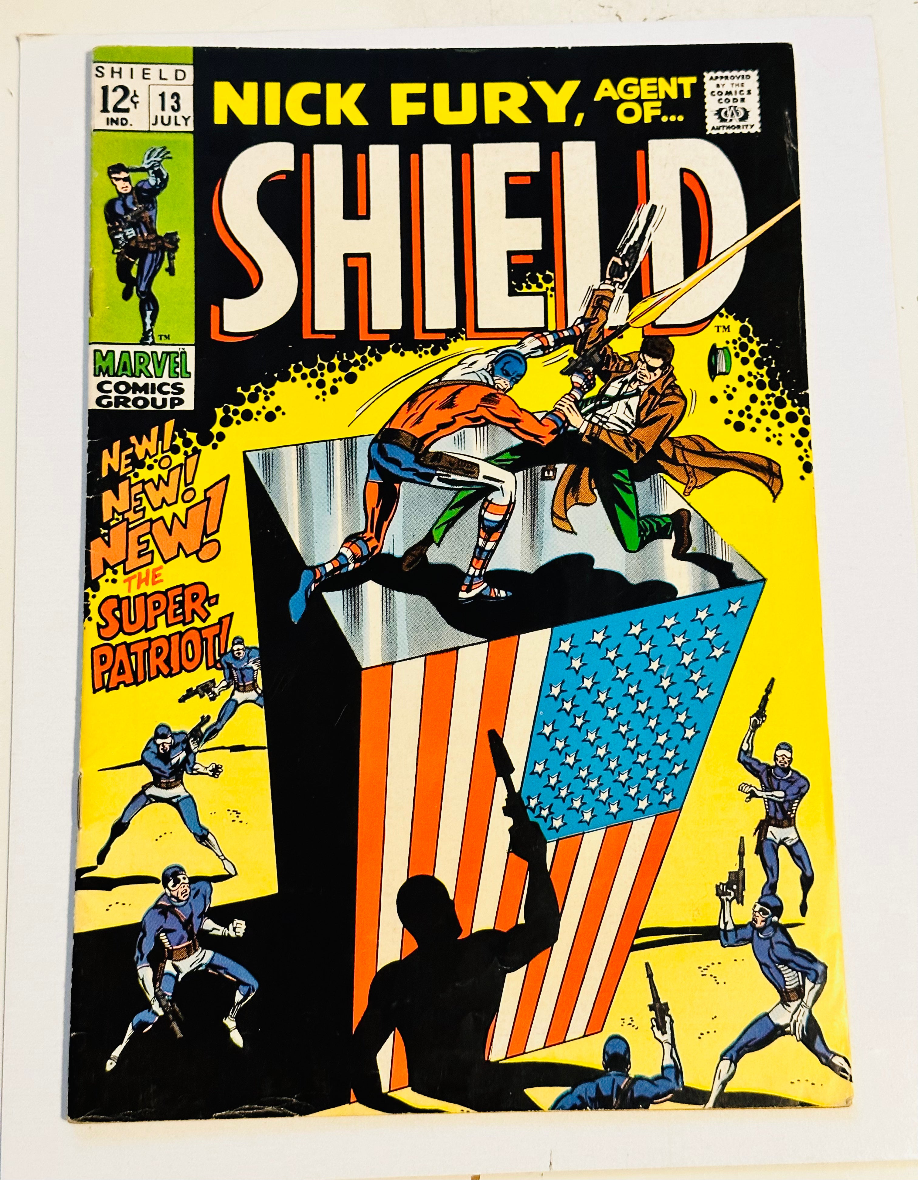 Nick Fury Agent of Shield #13 VF Comic Book - Rare Collectible Marvel Superhero Graphic Novel for Fans & Collectors - Perfect for Display, Gifts, and Comic Book Collections