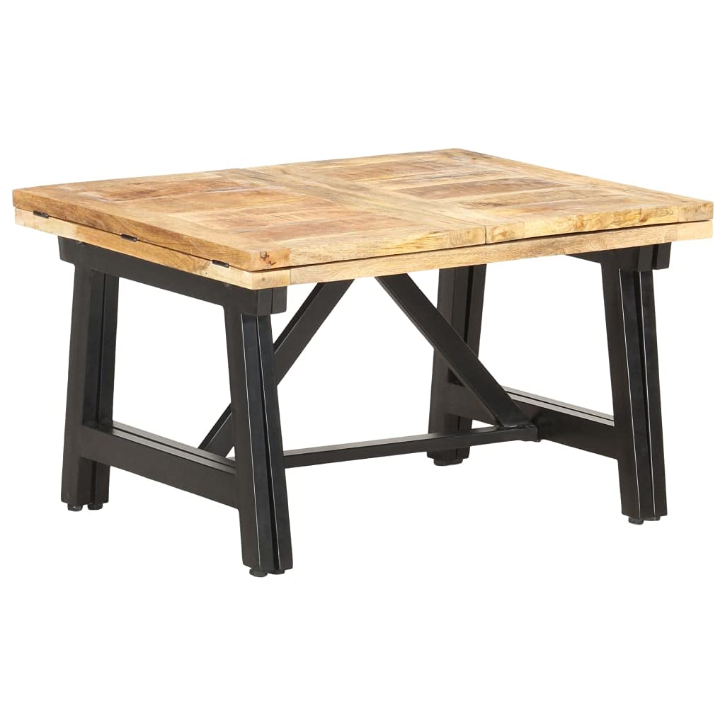 Extendable Solid Mango Wood Coffee Table - 63