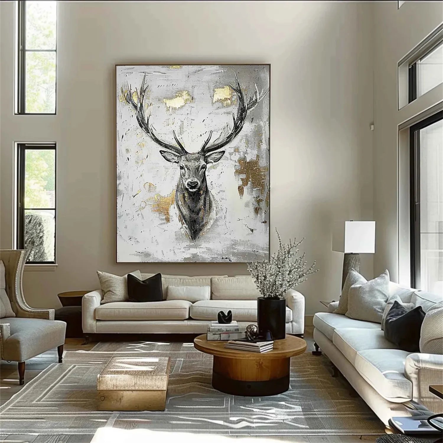 Animal Art Painting #AP081 - Handmade Wildlife Canvas Art for Home & Office Decor | Perfect for Living Room, Bedroom, or Gift