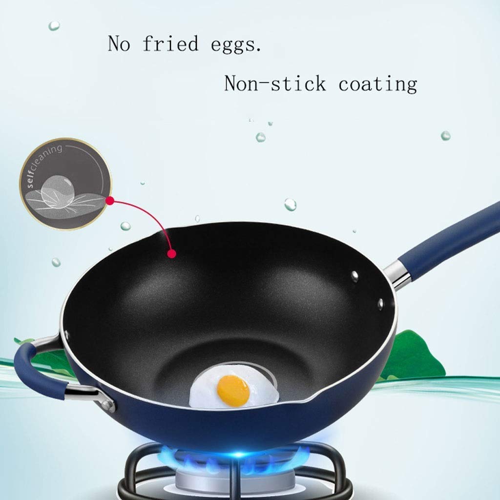 Best Nonstick Wok Pan Set with Lid, Frying Basket & Steam Rack - Carbon Steel Stir Fry Pan for Asian Cooking, Perfect for Sautéing, Deep Frying & Steaming Vegetables at Home