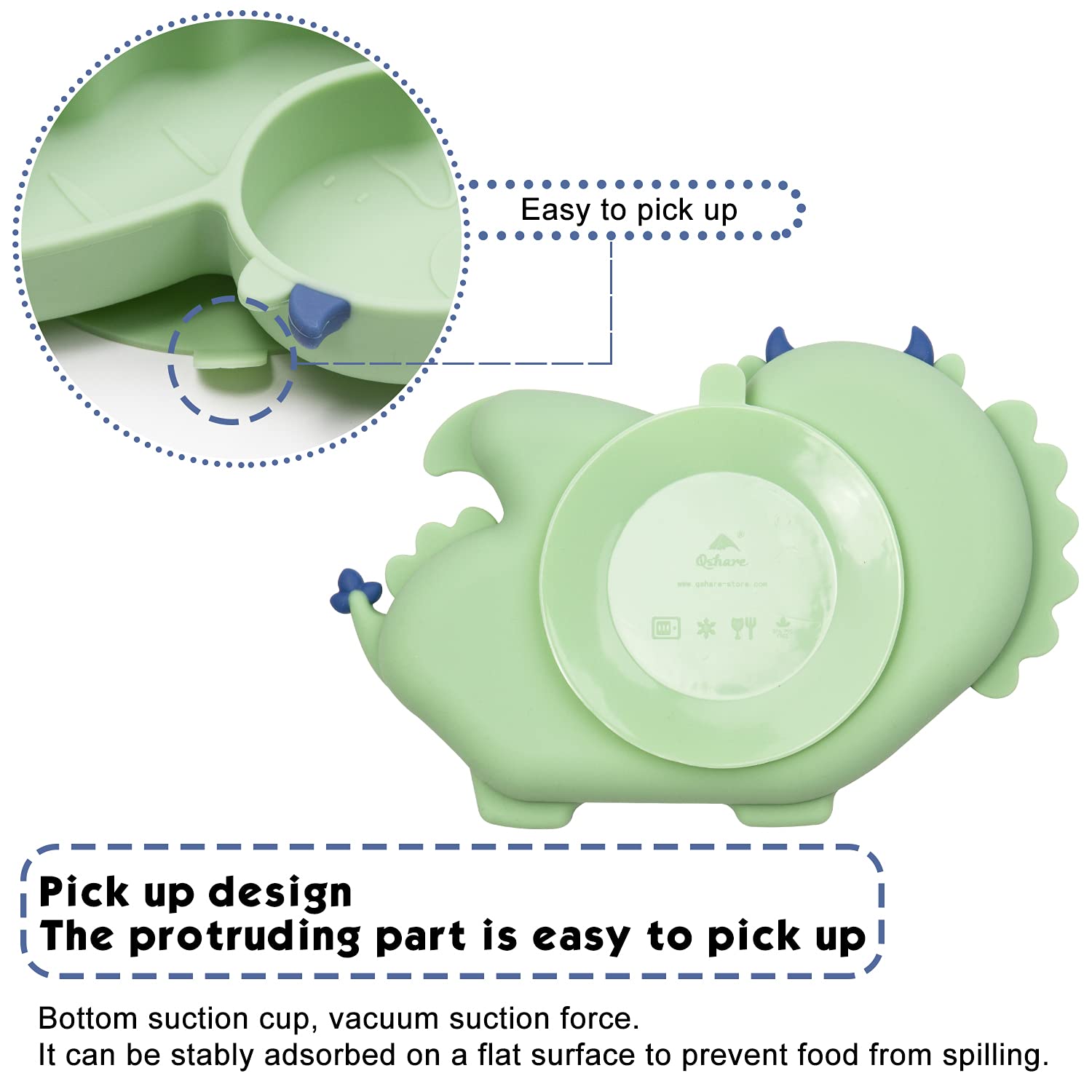 Non-Slip Silicone Suction Plate & Bowl Set for Babies & Toddlers - BPA-Free Dishwasher Safe Baby Feeding Set - Perfect for Highchairs, Travel & Mess-Free Mealtime